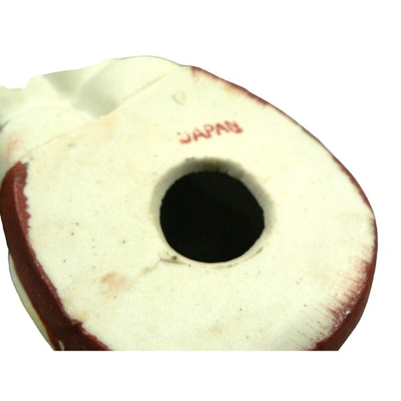 Bisque Boy Figurine Hand Painted matte finish with dog Japan - Picture 9 of 9